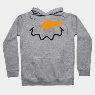 snowman face Hoodie